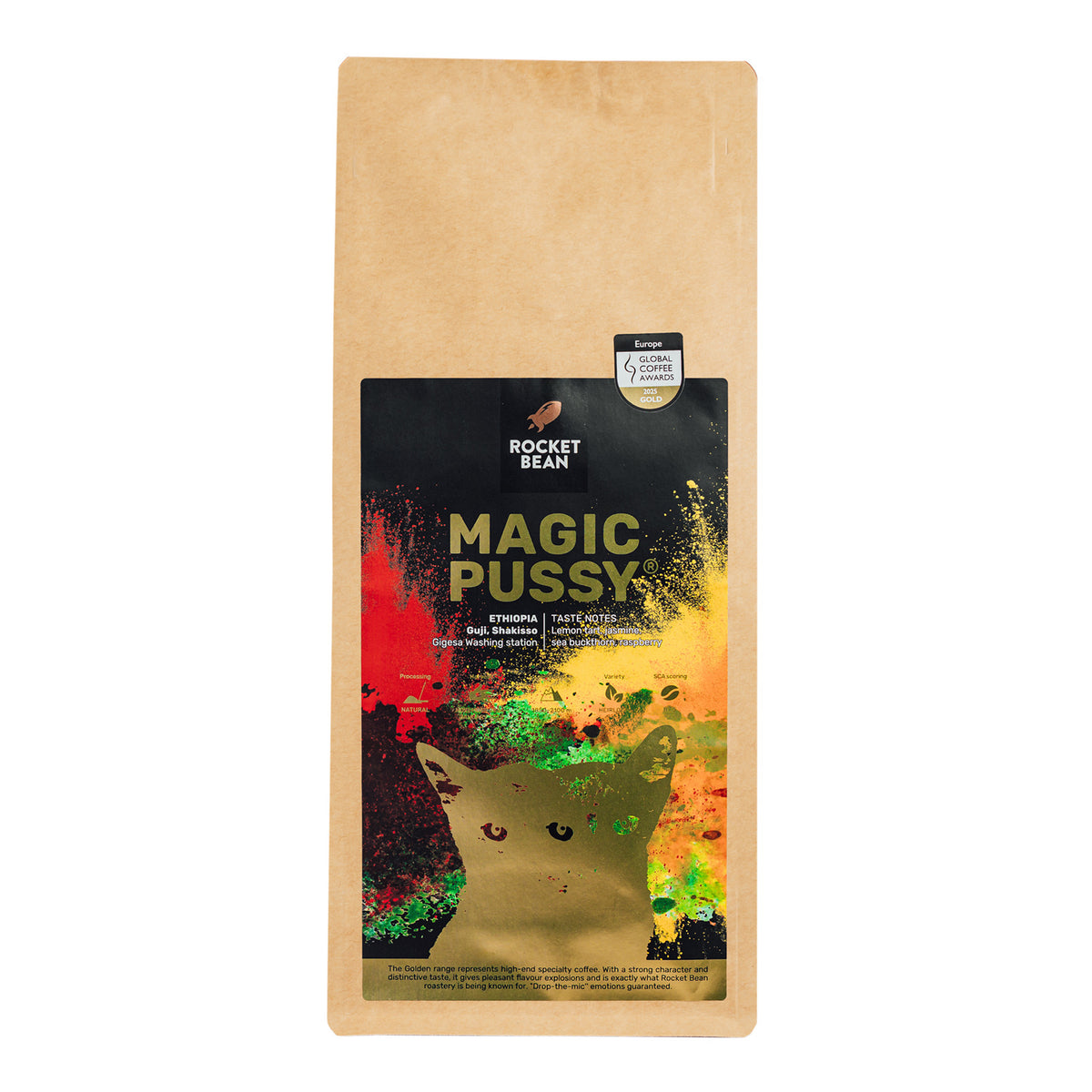 Rocket Bean - kawa ziarnista Peru Organic Washed Omniroast 200 g