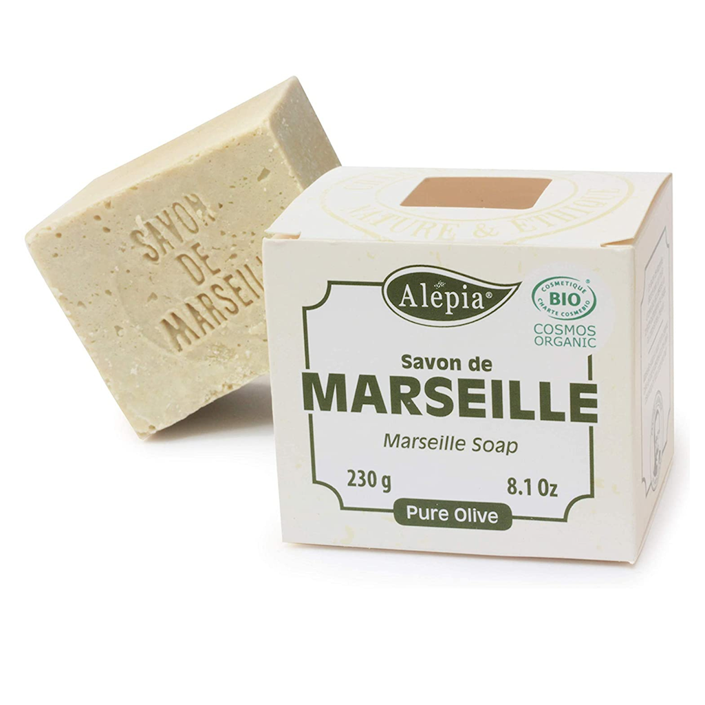 MYDŁO MARSYLSKIE W KOSTCE OLIWKOWE ECO 200 g - ALEPIA