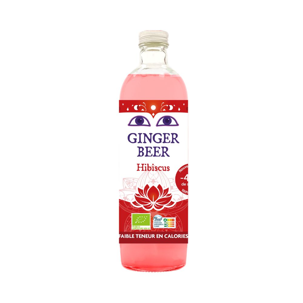 PIWO IMBIROWE O SMAKU HIBISKUSA BEZALKOHOLOWE FAIR FOR LIFE BIO 750 ml...