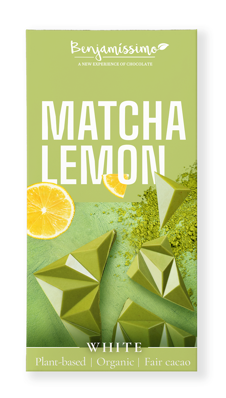 TABLICZKA KAKAOWA HERBATA MATCHA - CYTRYNA BEZGLUTENOWA BIO 60 g...