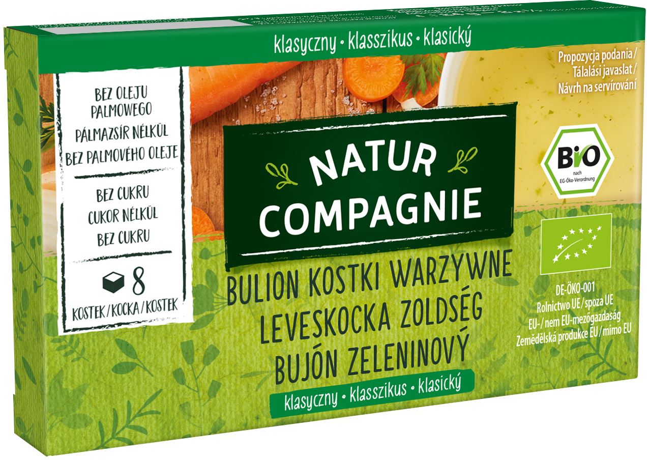 BULION - KOSTKI WARZYWNE BEZ DODATKU CUKRÓW BIO (8 x 10,5 g) 84 g...