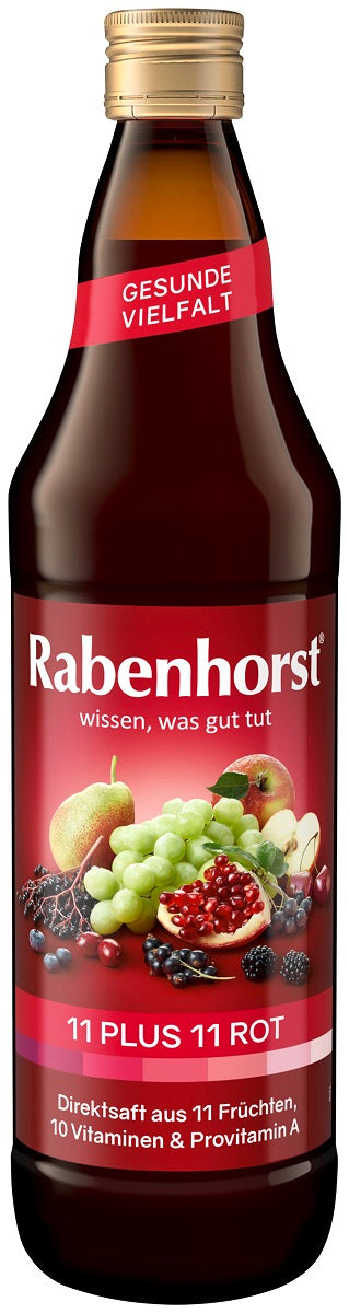 SOK WIELOOWOCOWY (CZERWONY) MULTIWITAMINA 11 PLUS 11 NFC 750 ml...