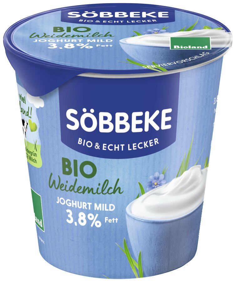 JOGURT NATURALNY 3,8 % BIO 150 g - SOBBEKE