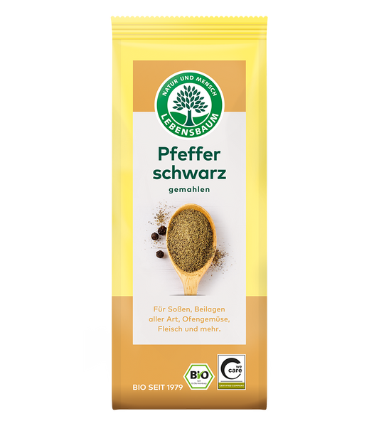 PIEPRZ CZARNY MIELONY BIO 50 g - LEBENSBAUM