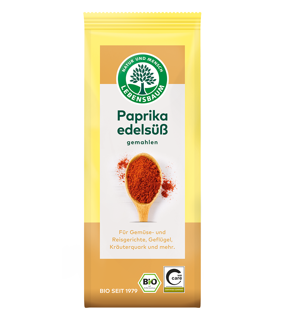 PAPRYKA SŁODKA MIELONA BIO 50 g - LEBENSBAUM