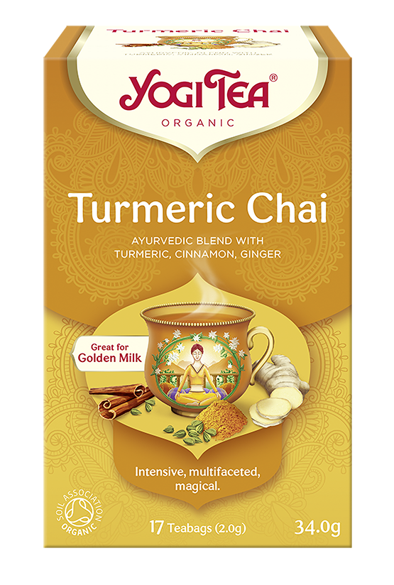 HERBATKA ZŁOTY CHAI Z KURKUMĄ (TURMERIC CHAI) BIO (17 x 2 g) 34 g...