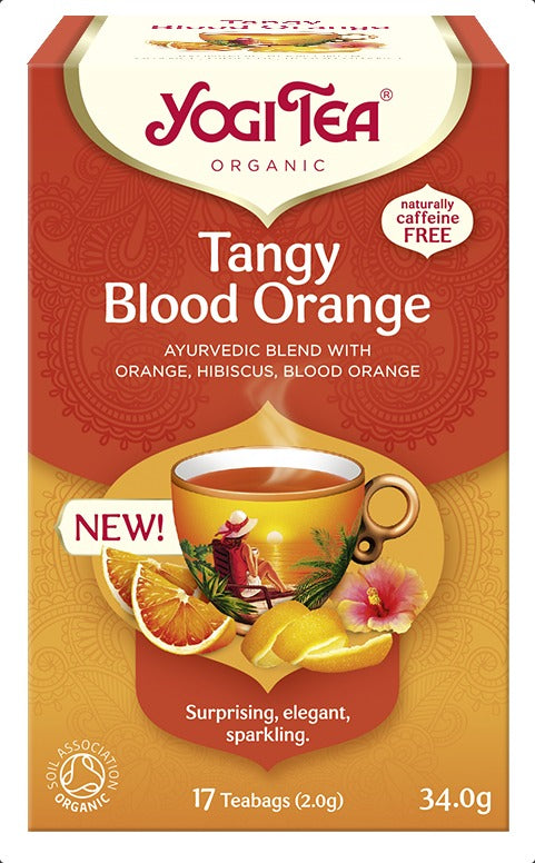 HERBATKA ORZEŹWIAJĄCA CZERWONA POMARAŃCZA (TANGY BLOOD ORANGE) BIO...