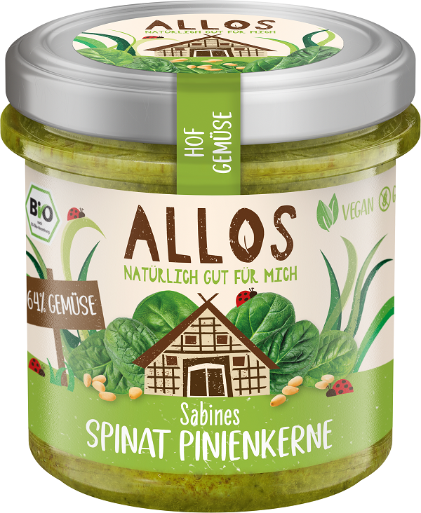 PASTA WARZYWNA ZE SZPINAKIEM I ORZESZKAMI PINIOWYMI BEZGLUTENOWA BIO...