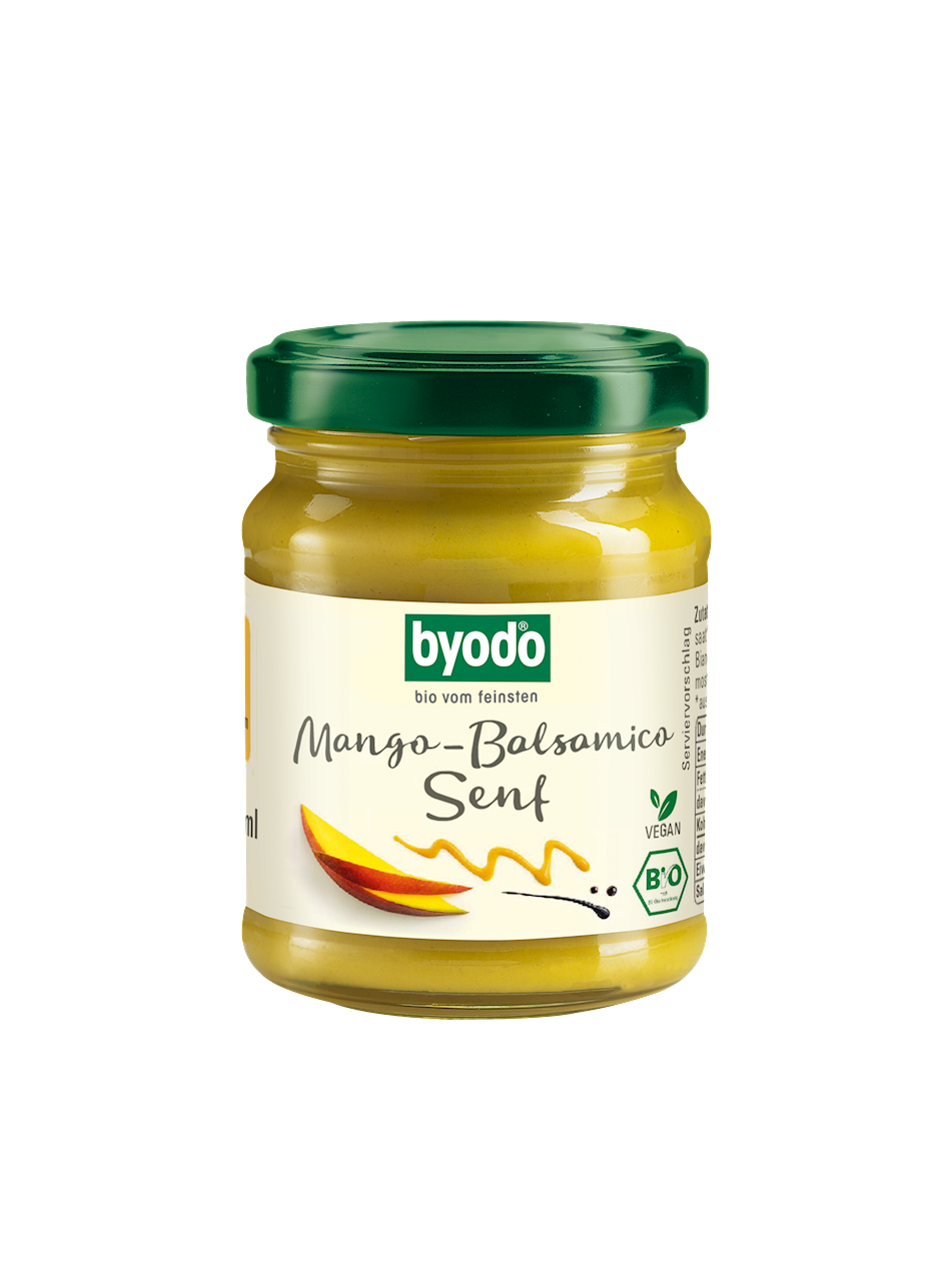 SOS MUSZTARDOWO - BALSAMICZNY Z MANGO BEZGLUTENOWY BIO 125 ml - BYODO