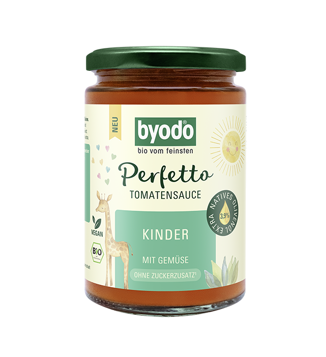 SOS POMIDOROWY Z WARZYWAMI DLA DZIECI BIO 340 ml - BYODO