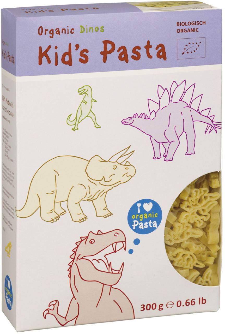 MAKARON (SEMOLINOWY) DLA DZIECI DINOZAURY BIO 300 g - ALB-GOLD (KID'S
