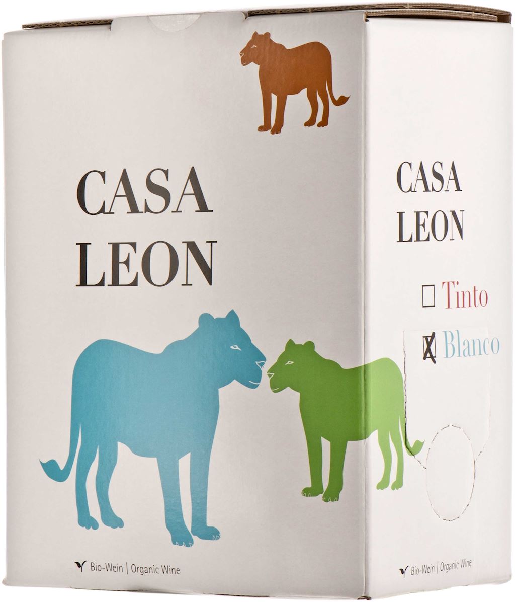 WINO BIAŁE WYTRAWNE BIO 3 L (HISZPANIA) - CASA LEON