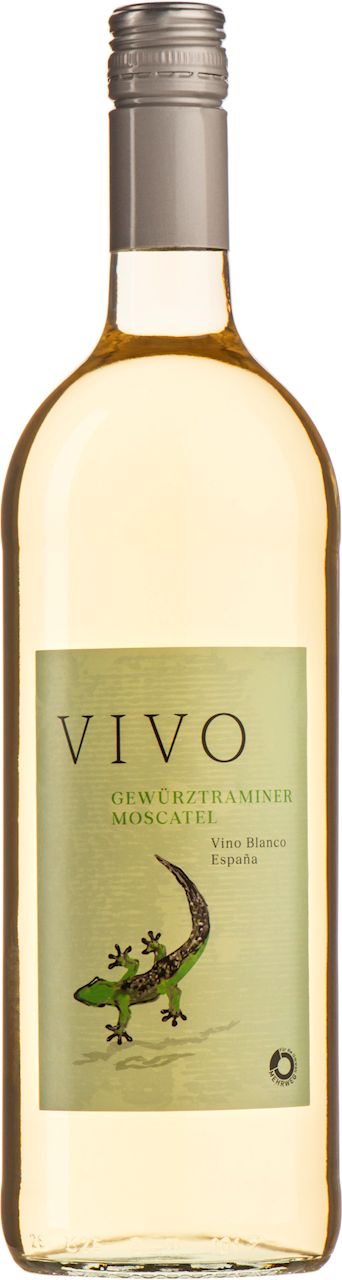 WINO BIAŁE WYTRAWNE GEWÜRZTRAMINER MOSCATEL BIO 1 L (HISZPANIA) - PAGO...