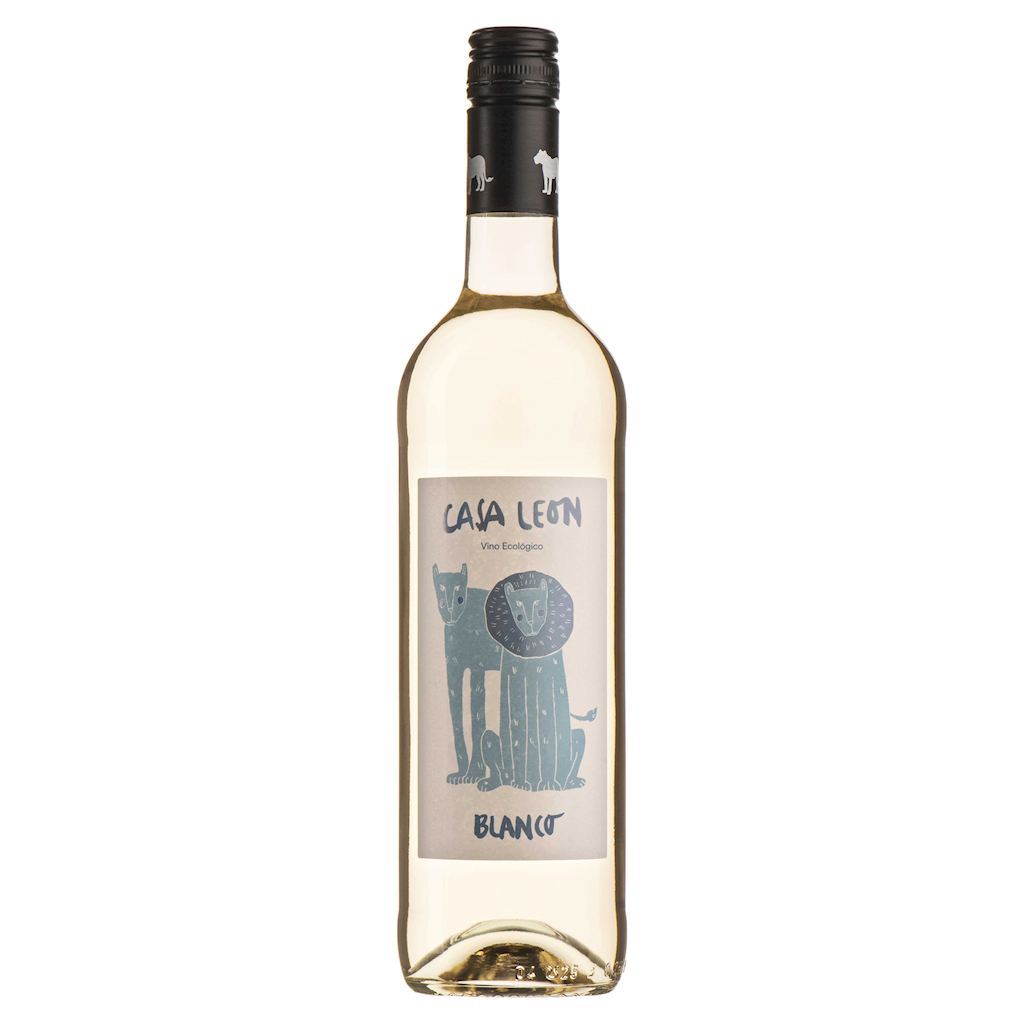 WINO BIAŁE WYTRAWNE BIO 0,75 L (HISZPANIA) - CASA LEON