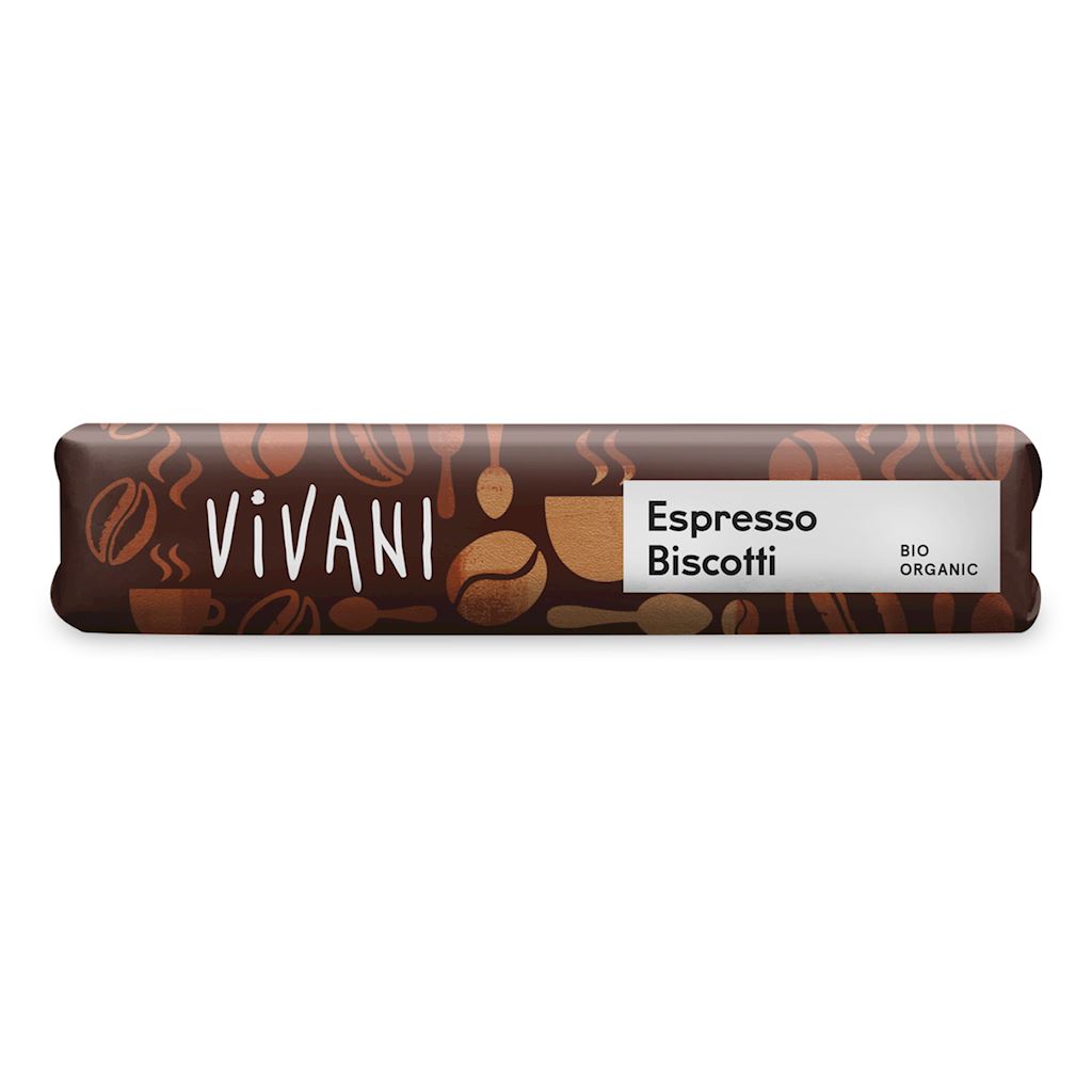 BATON MLECZNA CZEKOLADA Z NADZIENIEM ESPRESSO I HERBATNIKAMI BIO 40 g...
