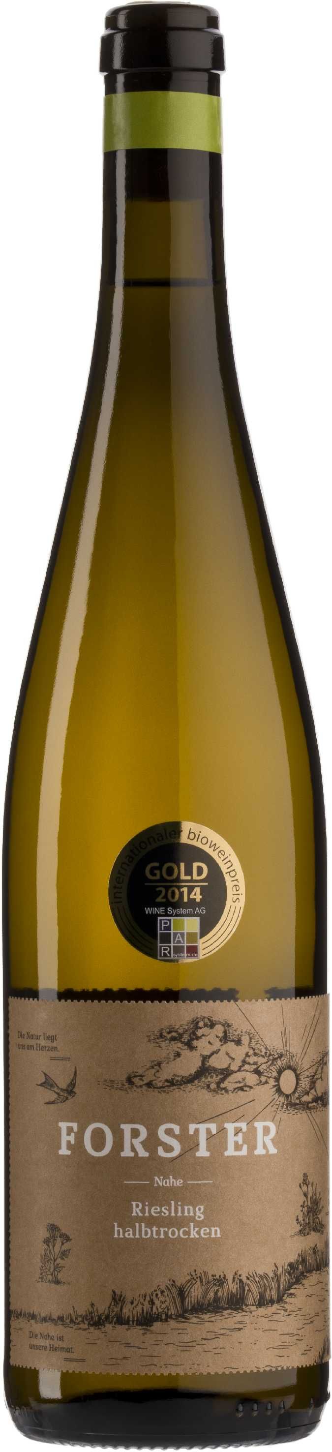 WINO BIAŁE PÓŁWYTRAWNE RIESLING BIO 750 ml (NIEMCY) - FORSTER