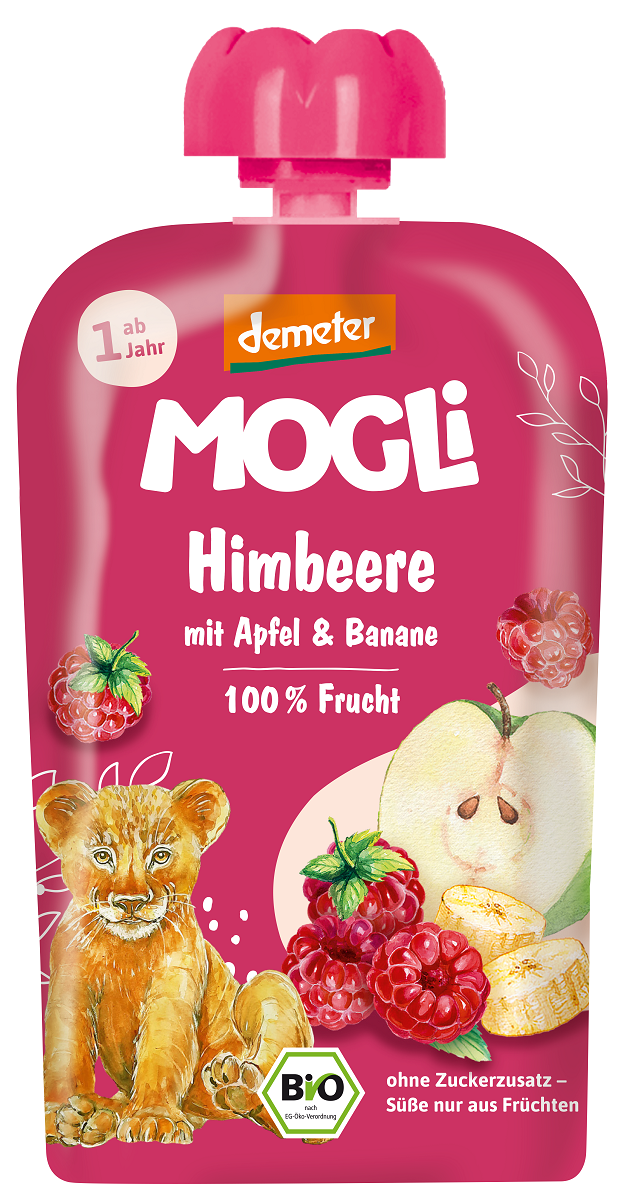 MUS JABŁKO - BANAN - MALINA BEZ DODATKU CUKRÓW OD 1 ROKU DEMETER BIO...