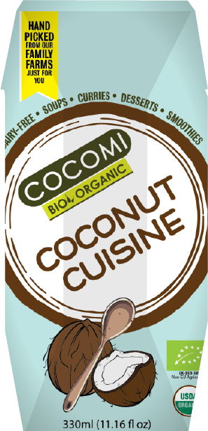 COCONUT MILK - NAPÓJ KOKOSOWY BEZ GUMY GUAR (17 % TŁUSZCZU) BIO 330...