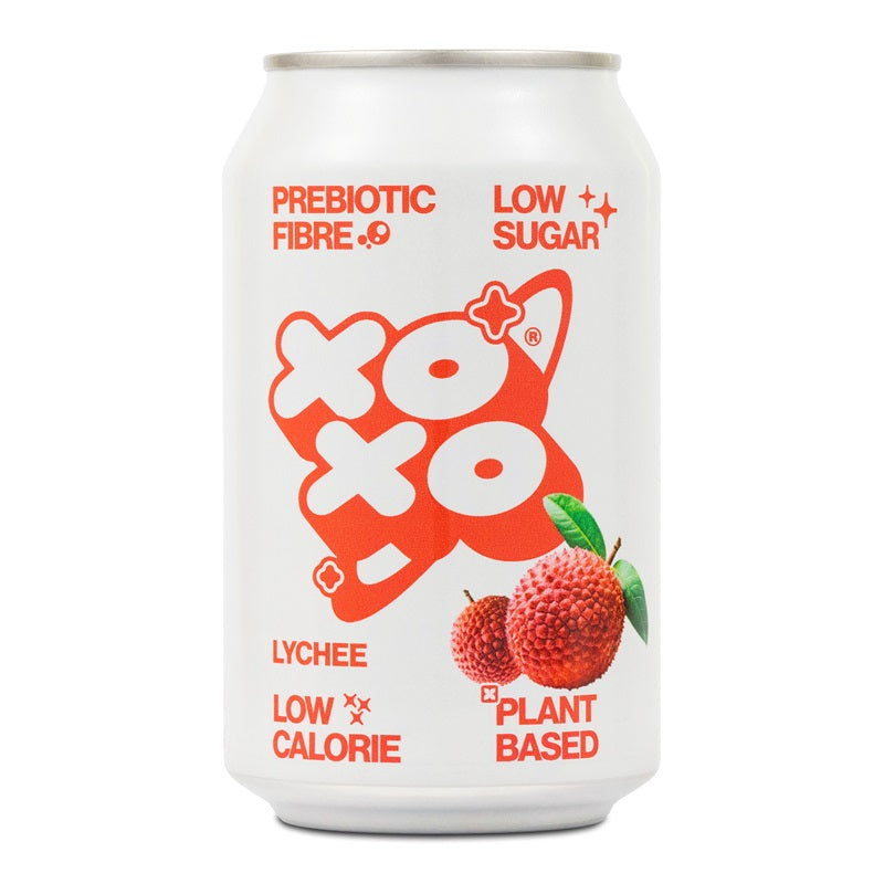 NAPÓJ MUSUJĄCY O SMAKU LICZI 330 ml - XOSODA