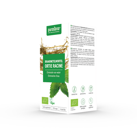 POKRZYWA KORZEŃ BIO (210 mg) 120 KAPSUŁEK - PURASANA