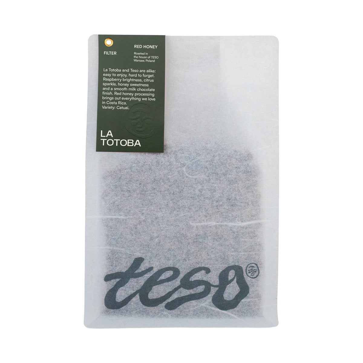 Teso - kawa ziarnista Kostaryka La Totoba Natural Filter 250 g