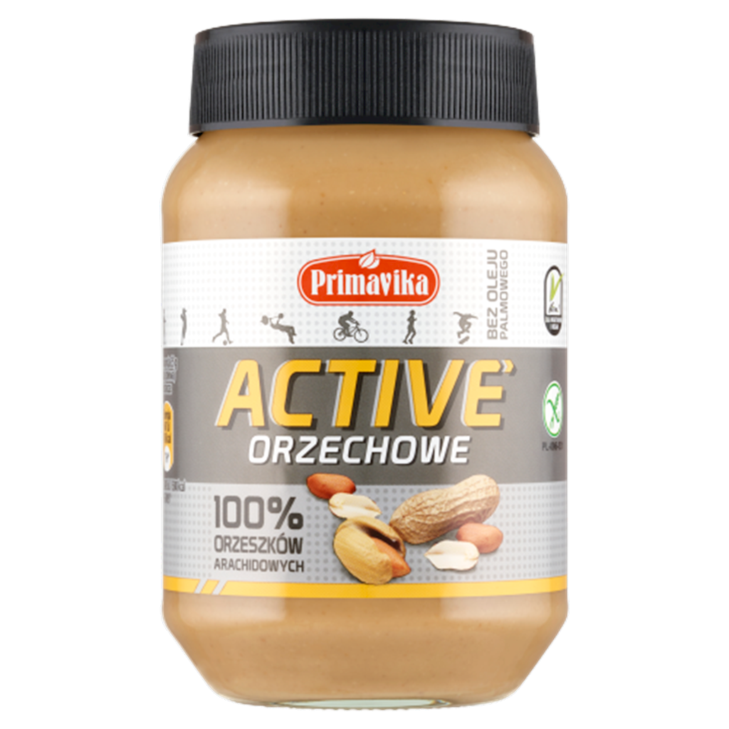 KREM Z ORZESZKÓW ZIEMNYCH PRAŻONYCH 100 % BEZGLUTENOWY 470 g - PRIMAVIKA