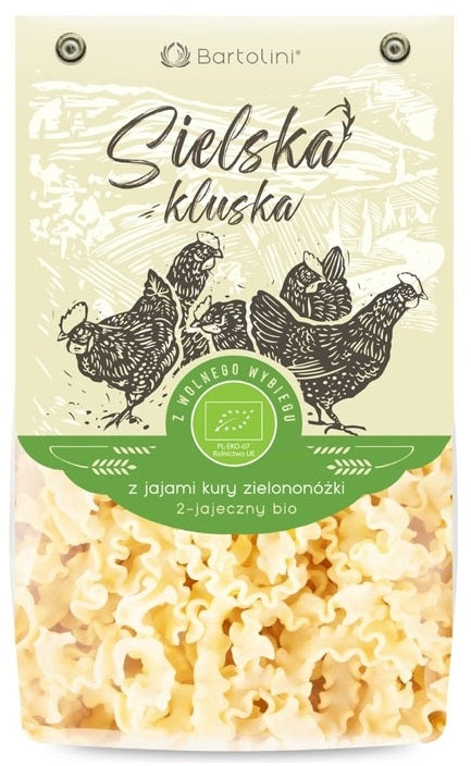 MAKARON (Z JAJAMI KURY ZIELONONÓŻKI SEMOLINOWY) FALA BIO 250 g...