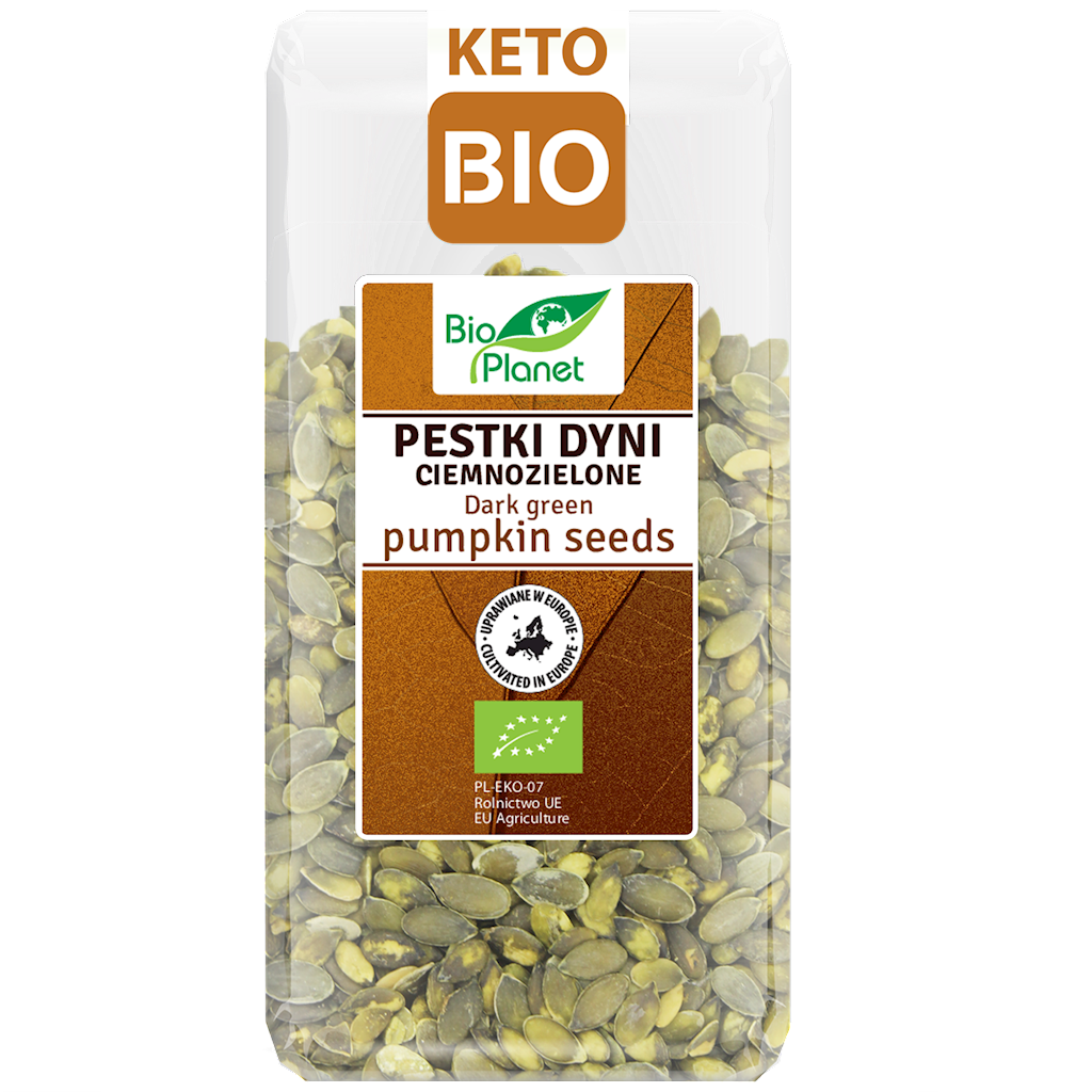 PESTKI DYNI CIEMNOZIELONE (UPRAWIANE W EUROPIE) BIO 350 g - BIO PLANET