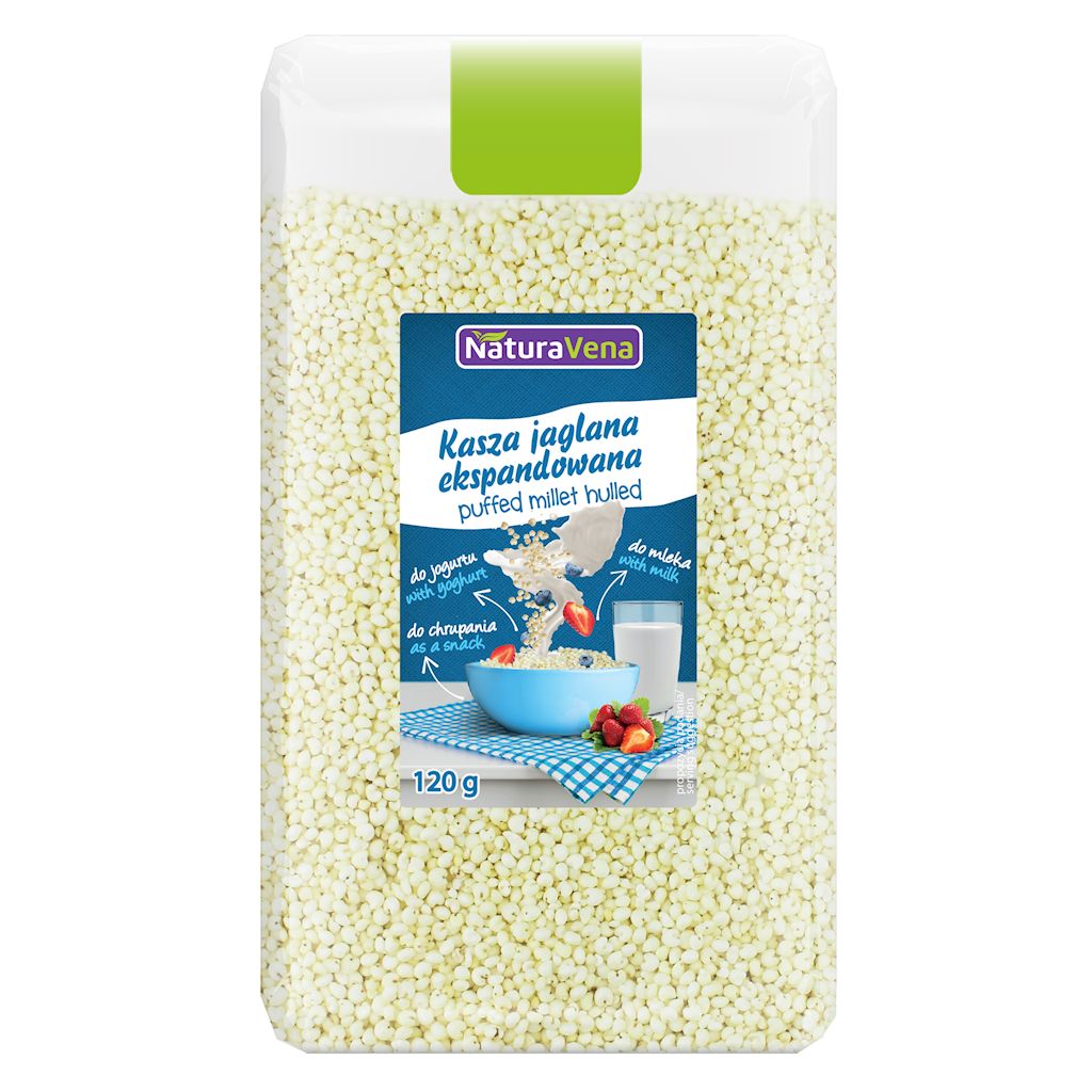 KASZA JAGLANA EKSPANDOWANA 120 g - NATURAVENA