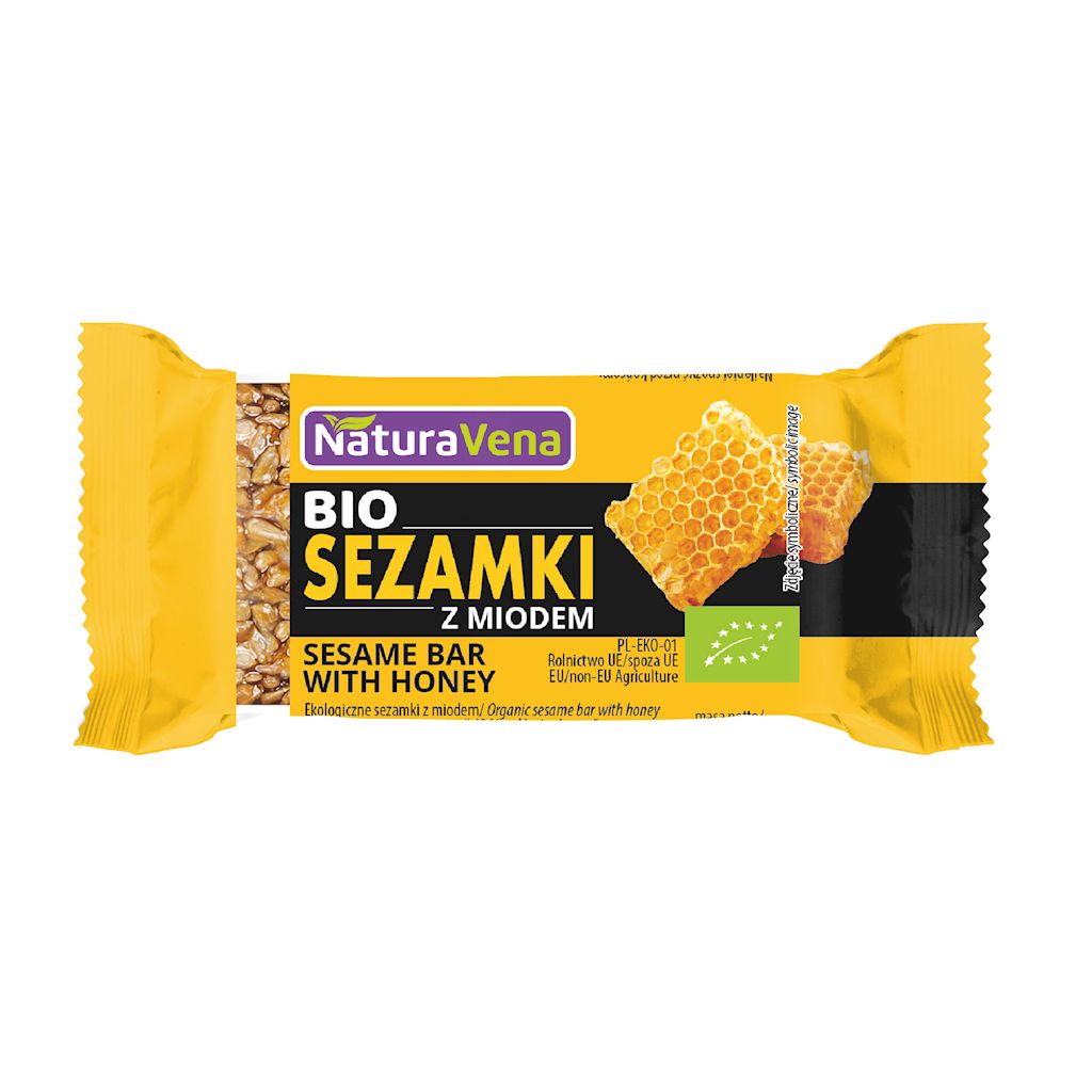 SEZAMKI Z MIODEM BIO 27 g - NATURAVENA