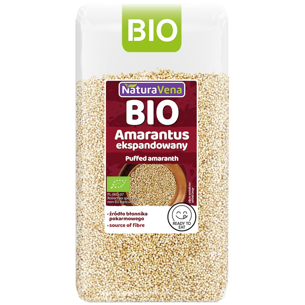 AMARANTUS EKSPANDOWANY BIO 110 g - NATURAVENA