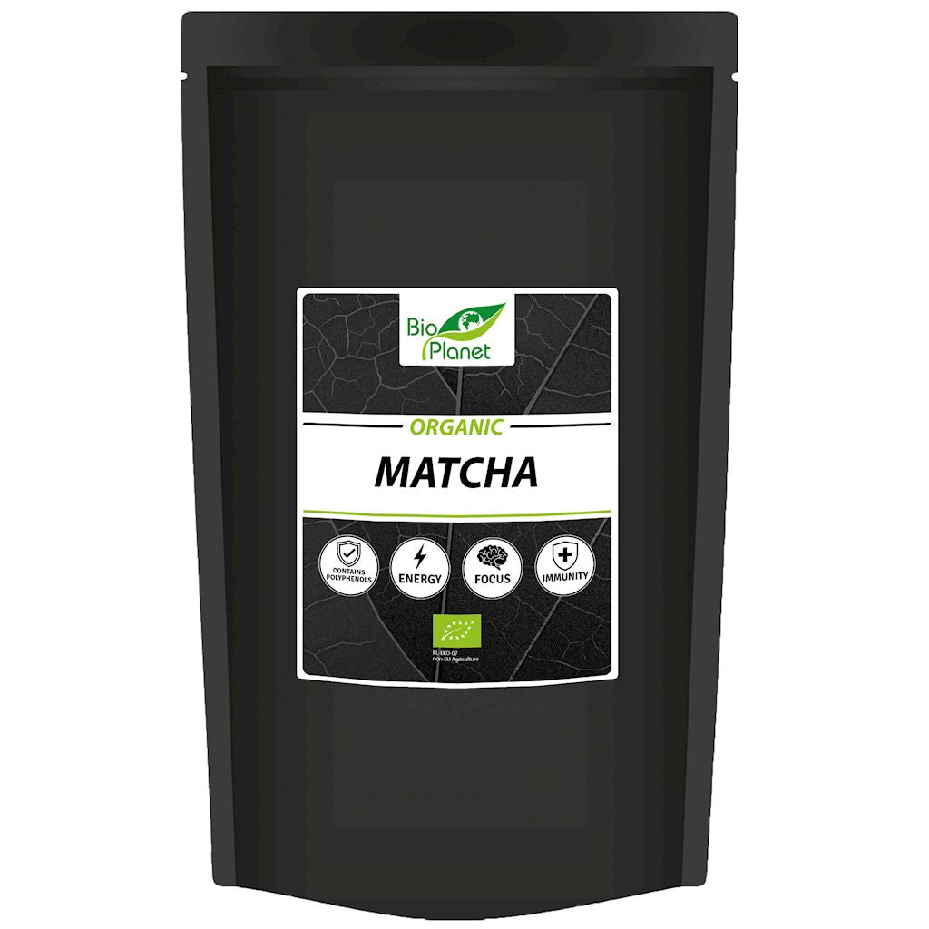 HERBATA ZIELONA MATCHA BIO 500 g - BIO PLANET INTERNATIONAL