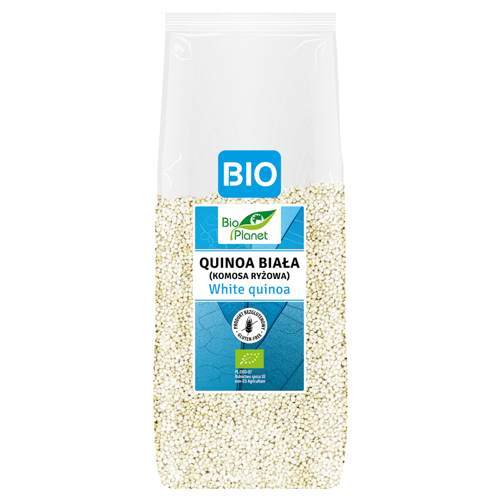 QUINOA BIAŁA (KOMOSA RYŻOWA) BEZGLUTENOWA BIO 500 g - BIO PLANET