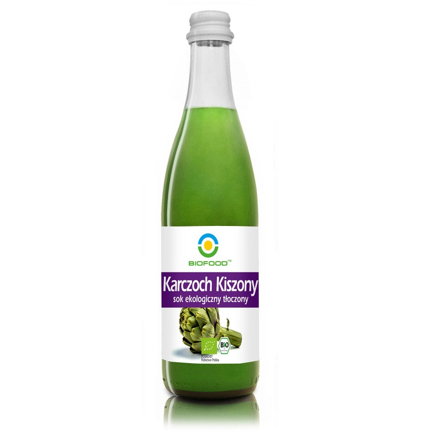 SOK Z KARCZOCHA KISZONEGO BEZGLUTENOWY BIO 500 ml - BIOFOOD
