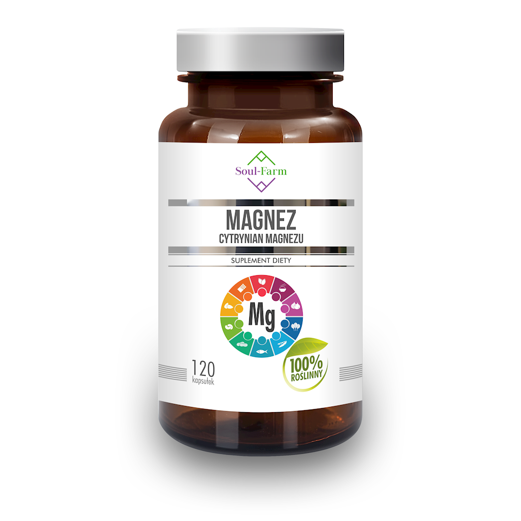CYTRYNIAN MAGNEZU (650 mg) 120 KAPSUŁEK - SOUL FARM