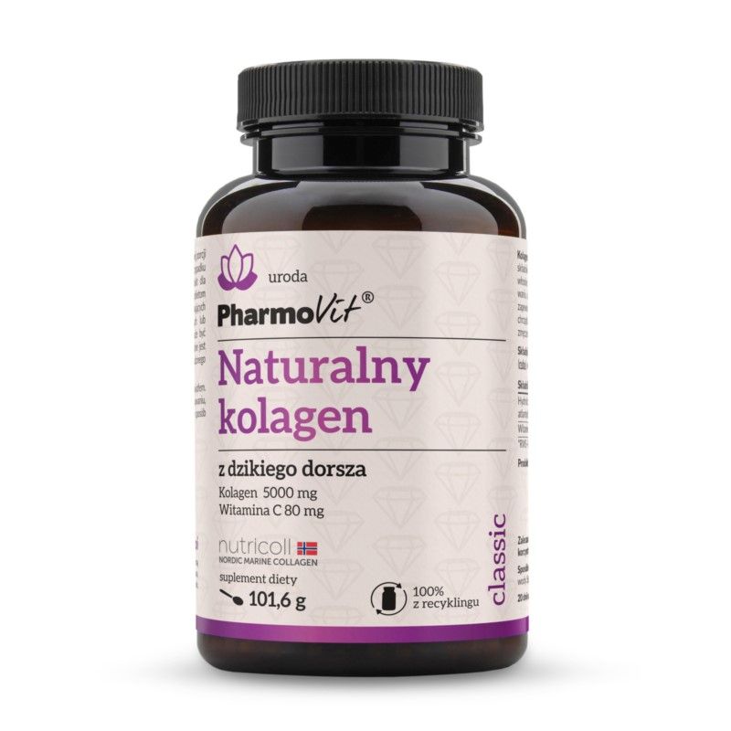 KOLAGEN Z DZIKIEGO DORSZA W PROSZKU) BEZGLUTENOWY 101,6 g - PHARMOVIT...