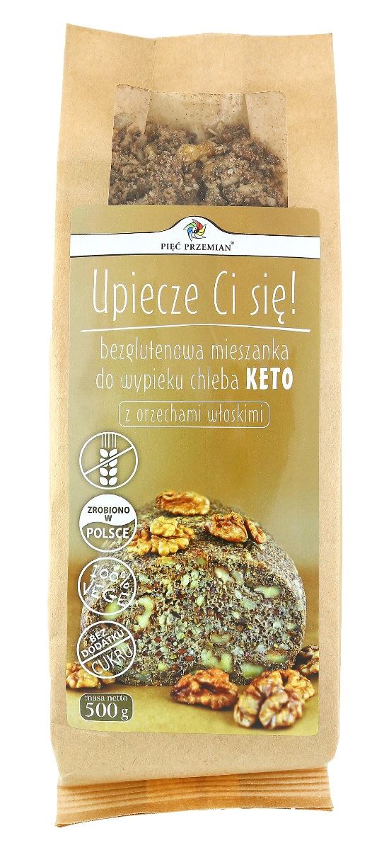 MIESZANKA DO WYPIEKU CHLEBA Z ORZECHAMI WŁOSKIMI BEZ DODATKU CUKRÓW...