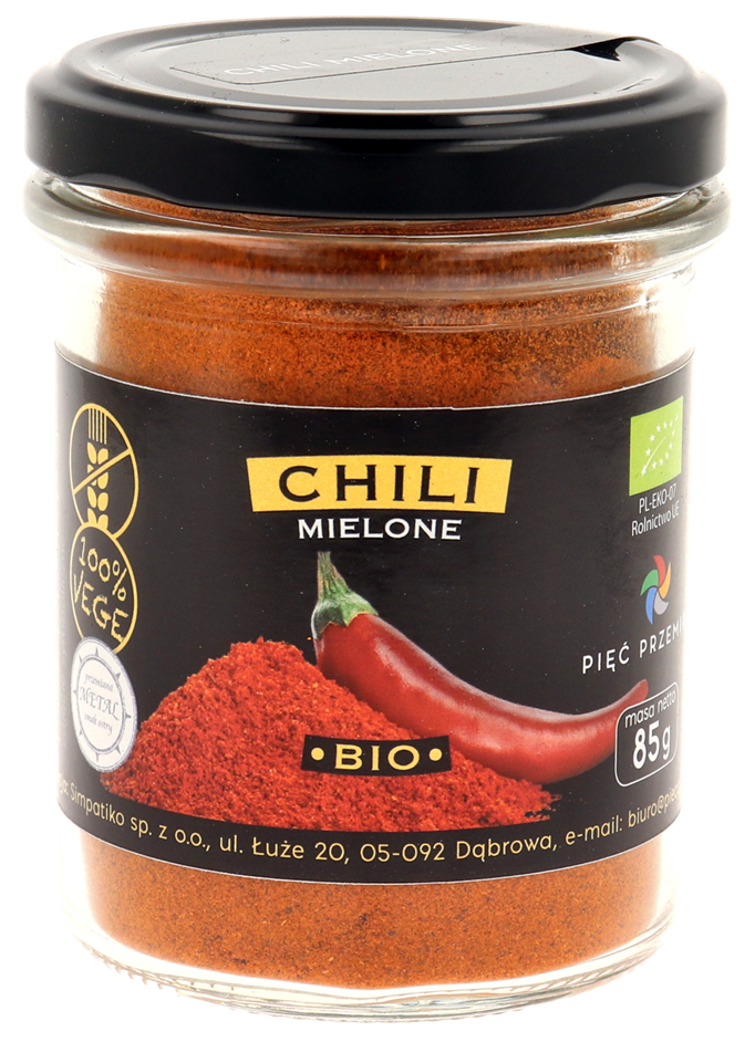 CHILI MIELONE BEZGLUTENOWE BIO 85 g - PIĘĆ PRZEMIAN