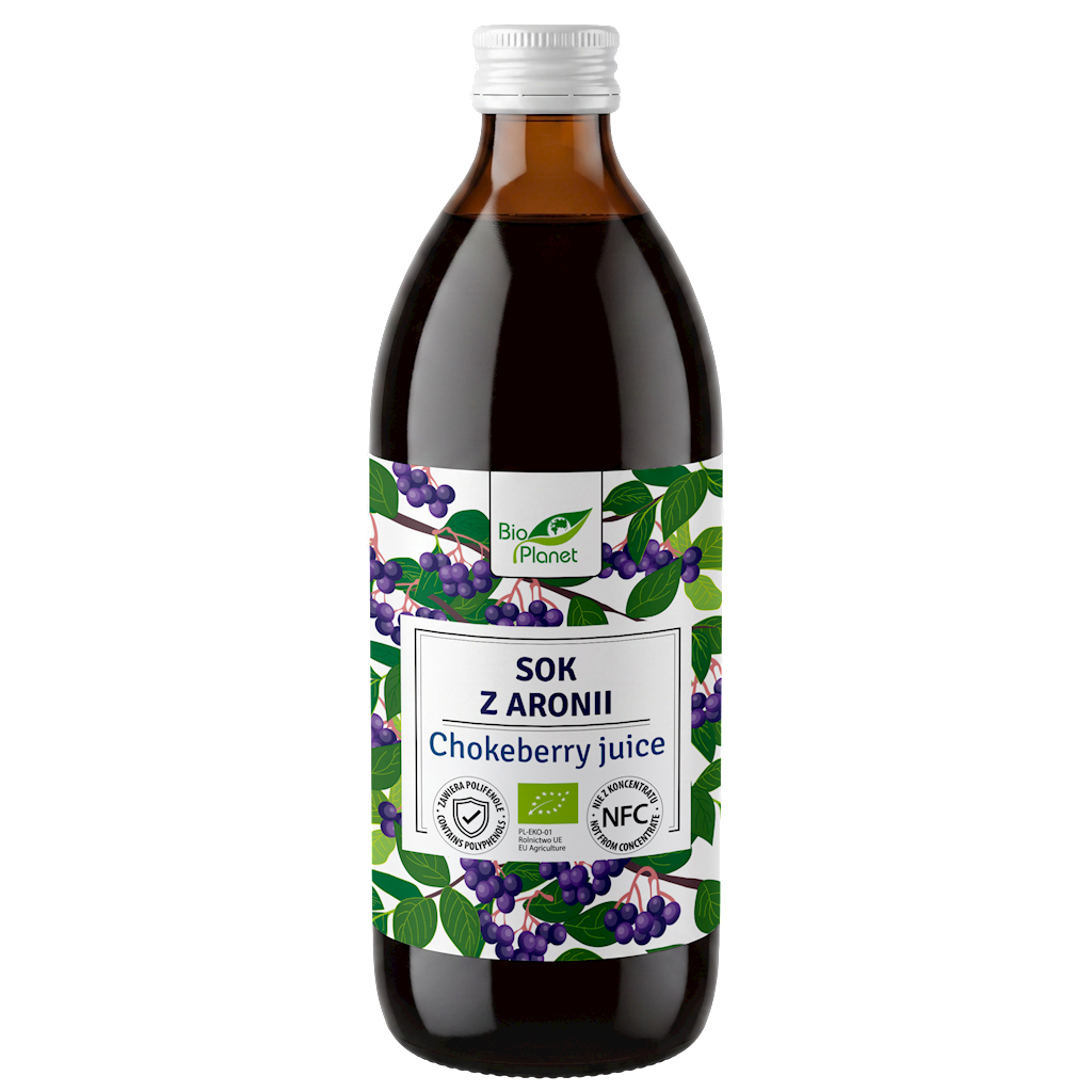 SOK Z ARONII NFC BIO 500 ml - BIO PLANET