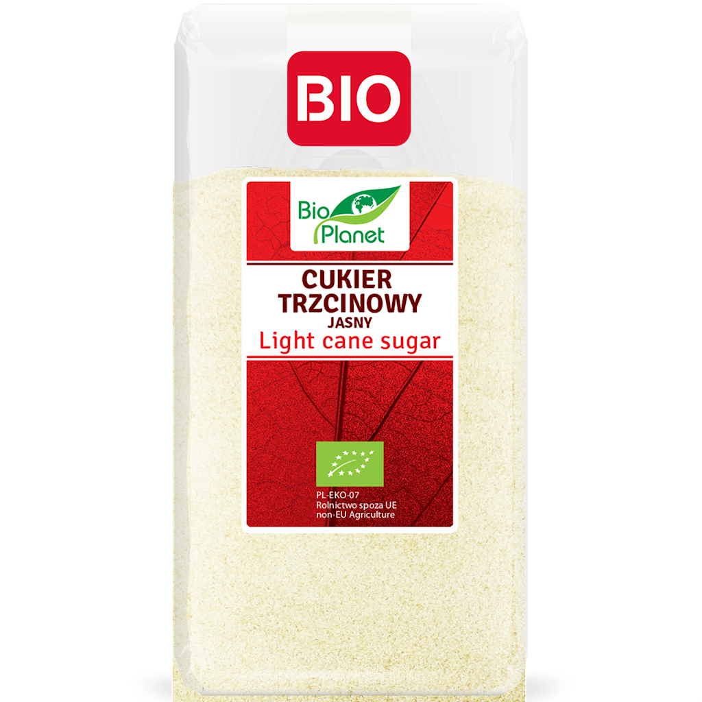 CUKIER TRZCINOWY JASNY BIO 500 g - BIO PLANET