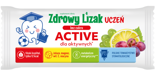 LIZAK O SMAKU WINOGRONO - CYTRYNA DLA AKTYWNYCH BEZ CUKRU BEZGLUTENOWY...