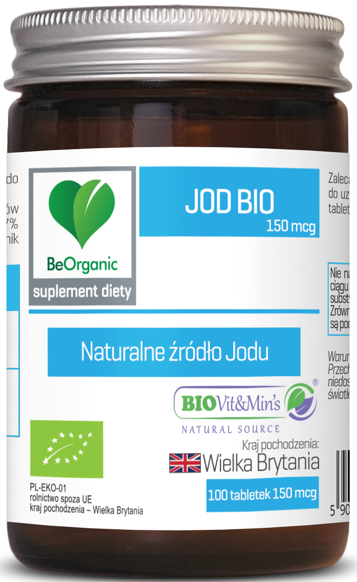 JOD BIO (150 mcg) 100 TABLETEK - BE ORGANIC