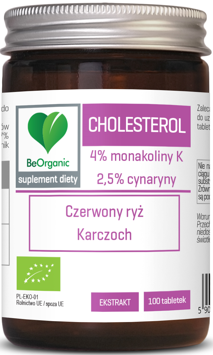 TABLETKI NA PRAWIDŁOWY POZIOM CHOLESTEROLU (CZERWONY RYŻ, KARCZOCH)...