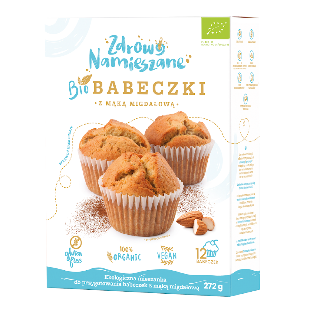 MIESZANKA NA BABECZKI Z MĄKĄ MIGDAŁOWĄ BEZGLUTENOWA BIO 272 g...