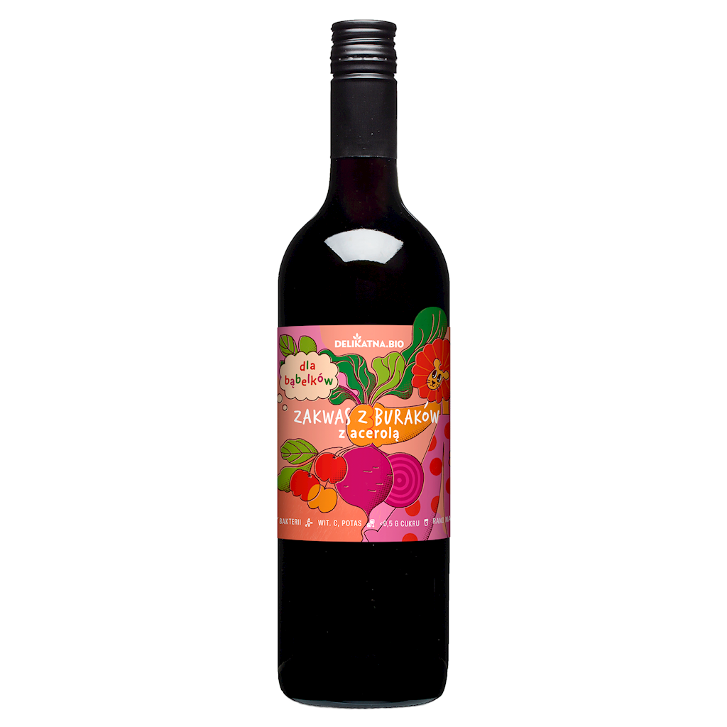 ZAKWAS DLA BĄBELKÓW BIO 750 ml - DELIKATNA