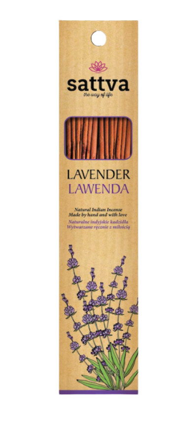 KADZIDEŁKA INDYJSKIE LAWENDA (15 szt.) 30 g - SATTVA (WELLNESS)