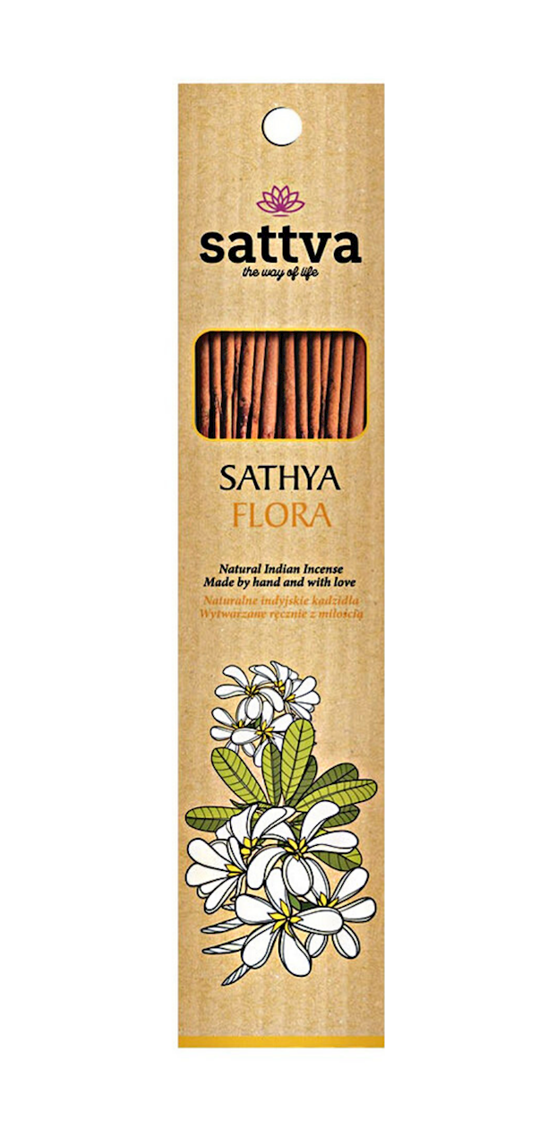 KADZIDEŁKA INDYJSKIE SATHYA FLORA (15 szt.) 30 g - SATTVA (WELLNESS)