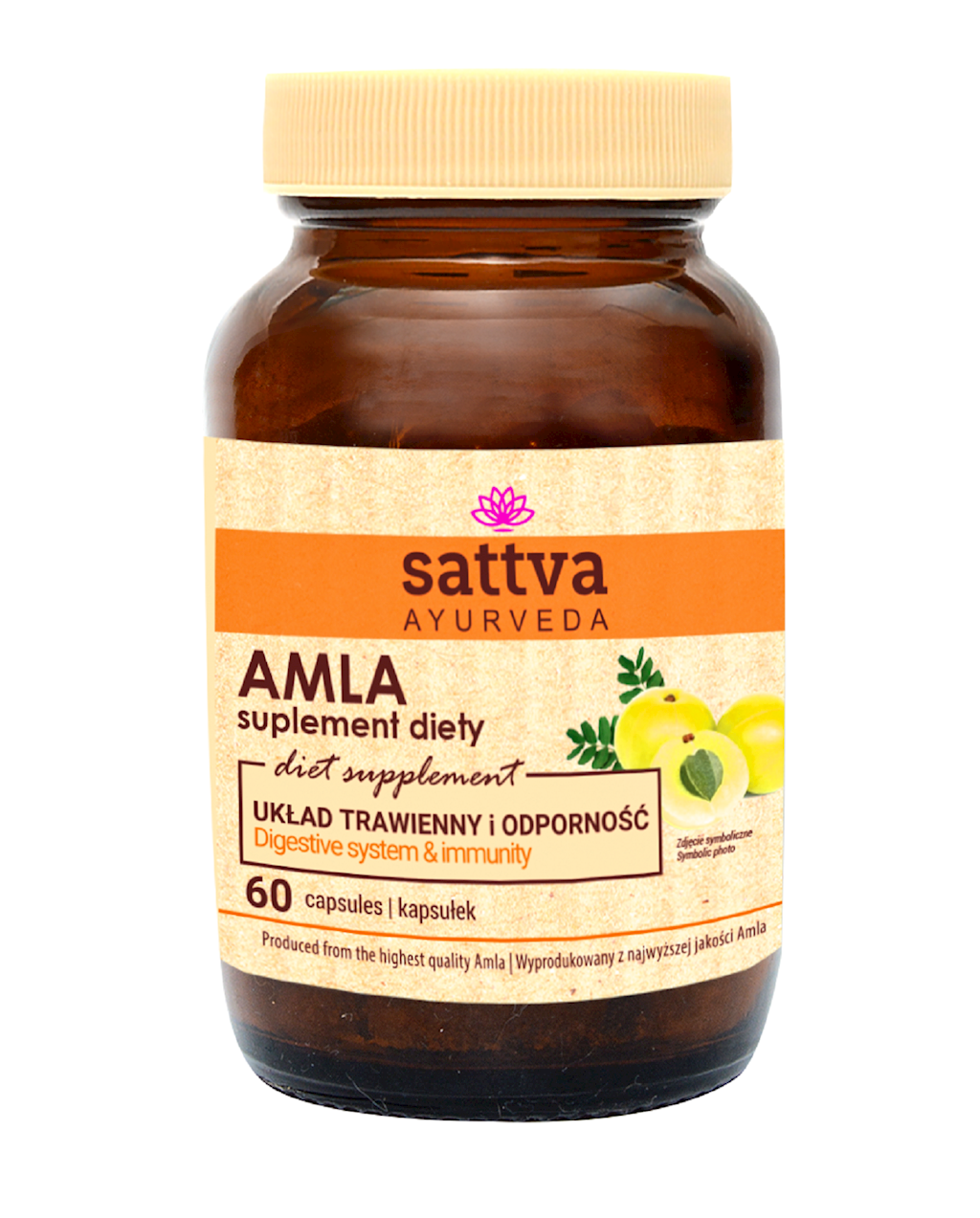 AMLA EKSTRAKT (450 mg) 60 KAPSUŁEK - SATTVA (FOODS)