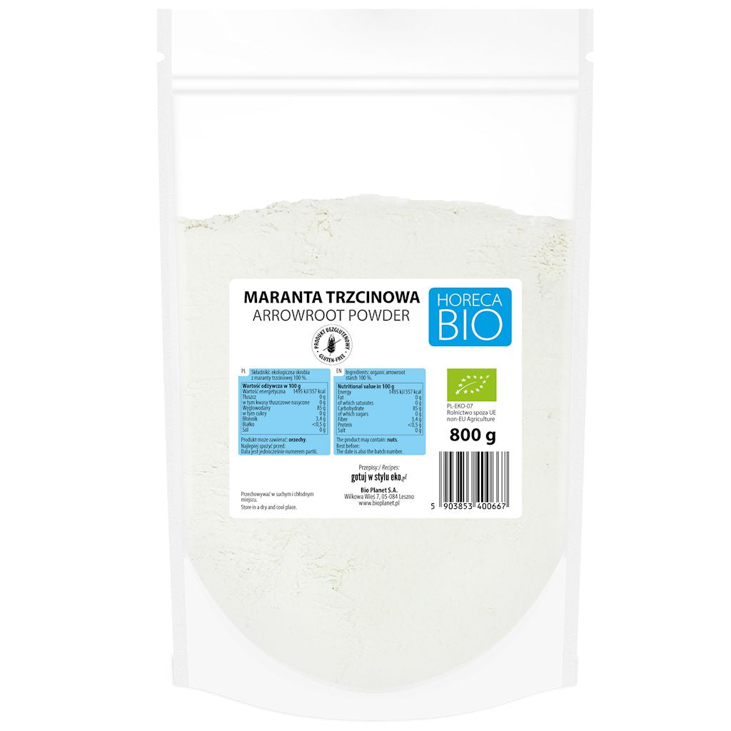 MARANTA BEZGLUTENOWA BIO 800 g - HORECA (BIO PLANET)