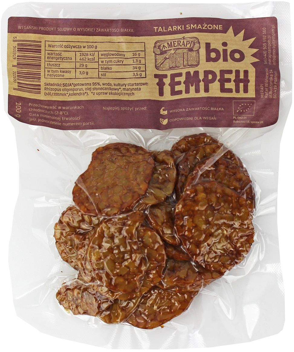 przecena TEMPEH TALARKI SMAŻONE BIO 100 g - MERAPI